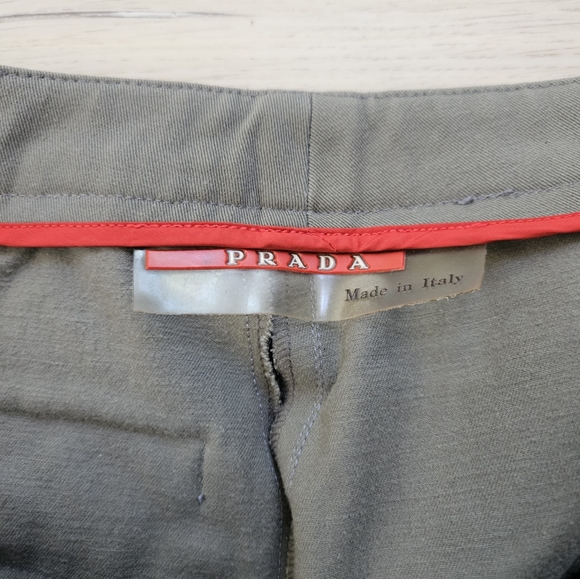 Prada Sport Technical Stretch Red Tab Pants - Picture 2 of 4